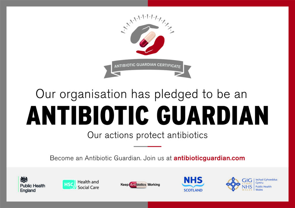 Our Organisation has pledged to be an Antibiotic Guardian